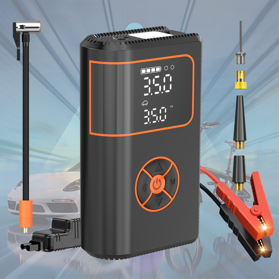 Automotive Truck Motorcycle Heavy-duty Smart Jump Starter with Lithium ...