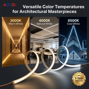Bande LED flexible COB DC24V blanche à effet de poursuite, tube étanche IP67, garantie 5 ans pour faux plafond - Product Image 4