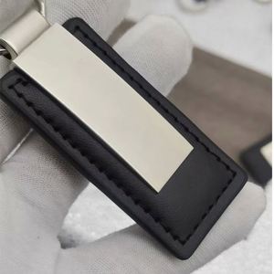 Porte-clés en métal et cuir personnalisé avec logo, pendentif décoratif, cadeaux promotionnels en gros - Product Image 4