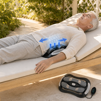 Masajeador Eléctrico de Cintura con Calor y Vibración, Dispositivo de Tracción Lumbar para Aliviar el Dolor de Espalda, Uso Doméstico