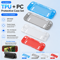 Funda Protectora de TPU Transparente Dividida y Encajable para NS Nintendo Switch 2 y Controles JoyCon para Accesorios de Juego de Switch 2