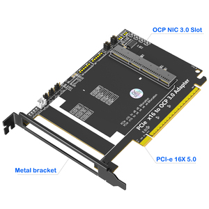 PCIe 5.0 X16 Gen-Z 4C+/SFF-TA-1002 어댑터 카드 OCP NIC3.0 고성능 노트북/데스크탑 분할 확장 카드 재고 있음 - Product Image 2