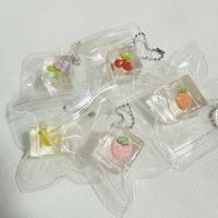 Nieuwe goedkope cartoon gekleurde TPR stressverlichtende dieren fruit gemengde ijsblokjes squishy speelgoed, kleine rekbaar stressverlichtend speelgoed voor kinderen