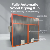 Nouveau four de séchage du bois automatique à haute efficacité énergétique en alliage d'aluminium avec pompe et moteur