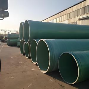 Tuyau en plastique renforcé de fibre de verre durable, anti-feu et anti-corrosion |   Fournisseur de raccords de tuyaux en FRP, coude, découpe pour usage industriel - Product Image 4