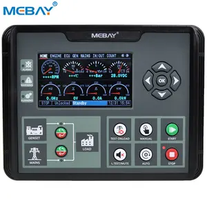 Mebay ATS AMF โมดูลควบคุมเครื่องกําเนิดไฟฟ้า DC72DR Genset คอนโทรลเลอร์พอร์ต RS485