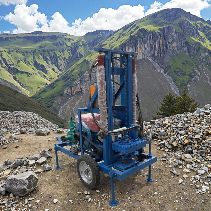 Low Cost Water Well Drilling Rig