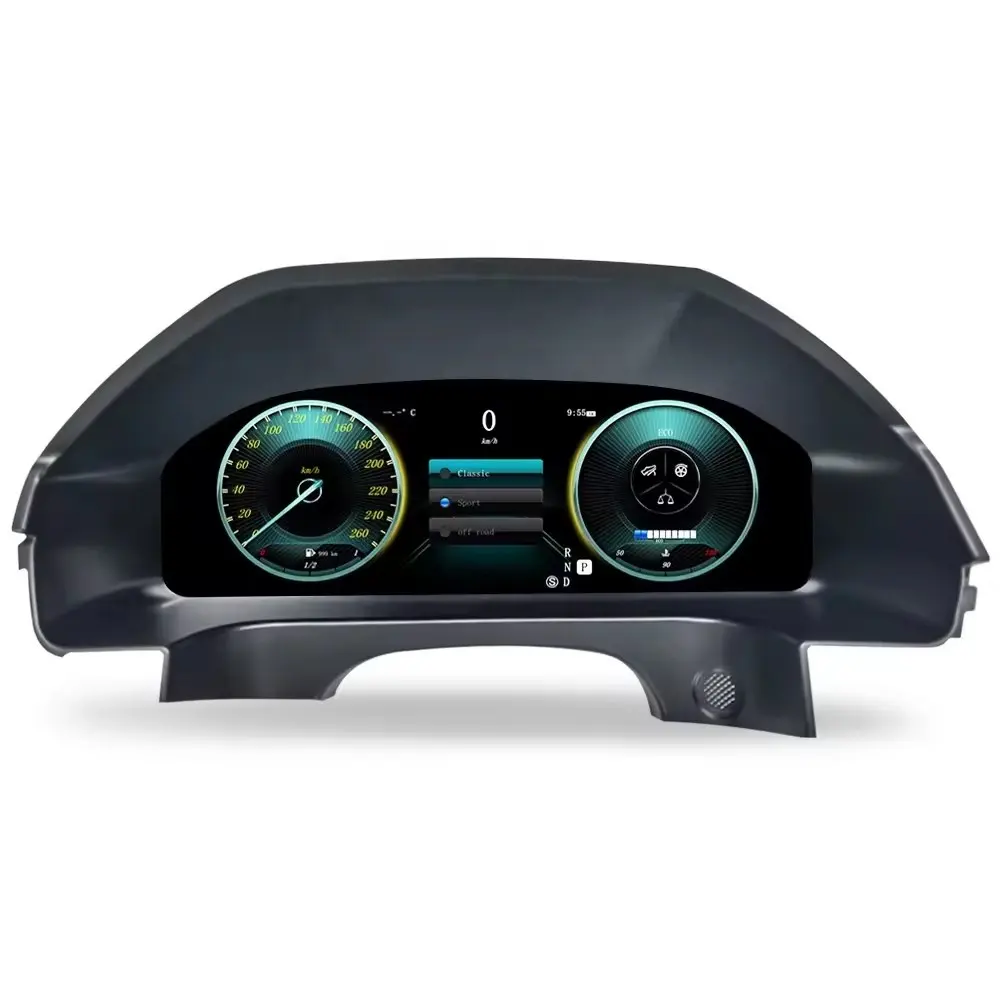Ruiso Auto Digitaal Instrument Voor Benz E-Klasse W212 Ntg4.5 Lcd Digitale Dashboard Speler Monitor Paneel Virtuele Cockpit Snelheid Meter