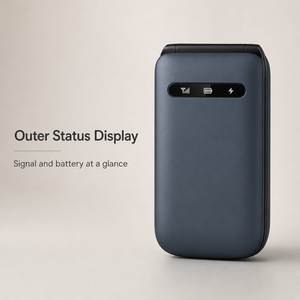 Telefono <span class=keywords><strong>Cellulare</strong></span> Flip 4G con Doppia SIM per Emergenze SOS, Lunga Durata della Batteria, Altoparlante Singolo, Interfaccia Semplice per Anziani - Product Image 3