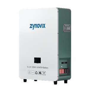 Zynovix 5kWh LiFePO4 Battery Hybrid Grid Wall-Mounted Home <b>Energy</b> <b>Storage</b> <b>System</b> - Product Image 1