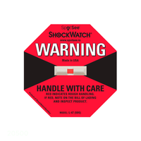 Distributeur agréé SHOCKWATCH L-47 INDICATEUR D'IMPACT 20500 Capteurs de Chocs