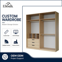 Armoire en bois sur mesure, design flexible et modulaire pour la planification spatiale, idéale pour les projets de construction personnalisés pour toute la maison.
