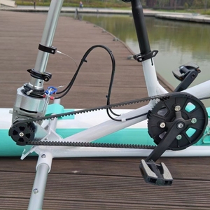 Vélo aquatique gonflable pour rivière et mer, bateau à pédales en forme de cygne, jet ski personnel, hydro-vélos volants, vente de pièces de bateau - Product Image 2