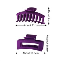 Pinces à cheveux en acétate PVC métal cristal strass pinces à cheveux nouveau design paillettes perle bricolage griffe de cheveux solide colorée vente en gros