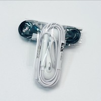 Écouteurs filaires 3,5 mm avec câble plat et microphone intégré, écouteurs intra-auriculaires avec micro, adaptés aux écouteurs S6 S7