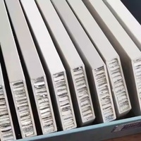 Panneau alvéolaire en aluminium SPC de 18 mm, rigide, dimensionnellement stable, sans formaldéhyde, classe A, ignifuge, pour la construction d'armoires