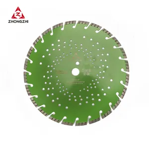 14 Inches Diamond Cutting Tools Laser Turbo Bevel Segmented Saw Blades for Stone Cutting