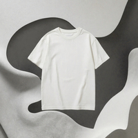 T-shirt pour homme avec imprimé ours de dessin animé - Manches courtes 100% coton Col rond Écologique Séchage rapide Décontracté