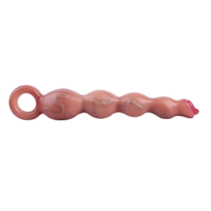 CITYFUN - Vibrador Anal de Tamaño Largo con Canales y Bolas Flexibles, Vibrador de Bolas Anales para Mujeres, Juguetes Sexuales - Product Image 5