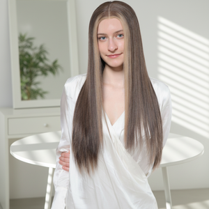 Pelucas Largas de Cabello Humano Virgen Chino Transparentes al por Mayor para Pelucas <span class=keywords><strong>con</strong></span> Frente de Encaje, 150% de Densidad, Colores Mixtos, Tamaños de Gorra Pequeños/Grandes - Product Image 1