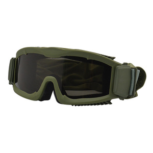 Gafas Tácticas con Montura Completa, Lentes Esféricas de Policarbonato Antivaho, Modelo 6009 para Hombre, para Exteriores - Product Image 1