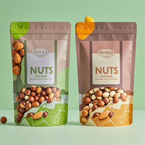 Stand up Pouch Ziplock Mylar Moisture Proof Pet Food Custom <b>Snack</b> Nuts & Dried Fruits Packaging <b>Bag</b> - Product Image 4