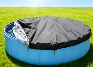 Cache-poussière durable <span class=keywords><strong>pour</strong></span> <span class=keywords><strong>piscine</strong></span> avec matériau imperméable <span class=keywords><strong>pour</strong></span> une protection extérieure et un rangement facile - Product Image 5