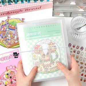 Large Capacity Single Sheet Double Compartment Aquascape Sticker Storage Booklet Small Card Storage Promotional Business Gift - Product Image 1