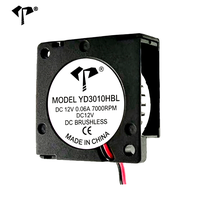 Mini souffleur d'air DC 3010 30*30*10mm 5V ODM OEM 11000 tr/min Souffleur électrique Moteur DC sans balais Souffleur centrifuge à flux axial