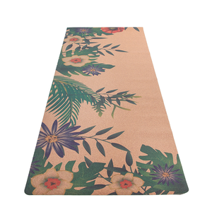 Tapis de yoga en liège portugais, tapis de yoga pliable, tapis de yoga en liège et caoutchouc - Product Image 4