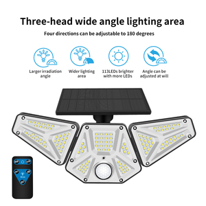 GCOYS Hot Selling Wireless Outdoor Waterproof LED Wall <b>Flood</b> <b>Light</b> Solar Powered With Motion Sensor - Product Image 2