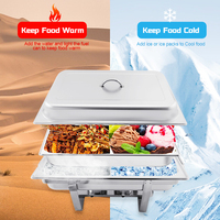 Chauffe-plat carré électrique Qualité garantie Serveur de buffet moderne à bas prix Chauffe-plat