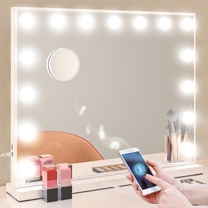 Mit 18 dimm baren Glühbirnen Großer Kosmetik spiegel - Product Image 3