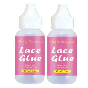 Hot Sale Products 38ml Nova Embalagem Com Private Label Extra Hold Impermeável Clear Wig Glue Waterproof Lace Glue