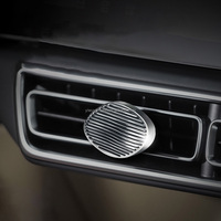 Diffuseur de parfum pour voiture décoratif personnalisé, diffuseur de parfum en bois et en métal, recharge, clip de ventilation pour voiture, purification de l'air