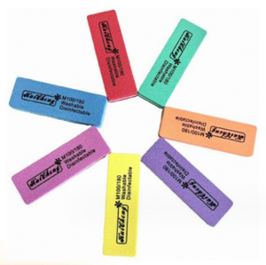 2025 Venta caliente manicura pulido <span class=keywords><strong>media</strong></span> <span class=keywords><strong>luna</strong></span> lima de uñas cuadrada y esponja bloque amortiguador de uñas al por mayor - Product Image 4