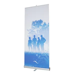 Di lusso Rotola in su il Basamento della Bandiera di Pubblicità Rullo Stand Roll Up Banner Standee Pull Up Display