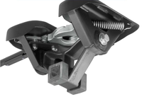 Attelage de remorque de camion, cinquième roue, GTW 16000lbs, attelage de cinquième roue réglable, système de fixation par disque