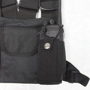 Universal Radio Walkie Talkie bolsa de pecho mochila al aire libre funda para $TERM impacto Baofeng UV-5R UV-<span class=keywords><strong>82</strong></span> BF-888S sobre las <span class=keywords><strong>Motorola</strong></span> ICOM maleta - Product Image 2