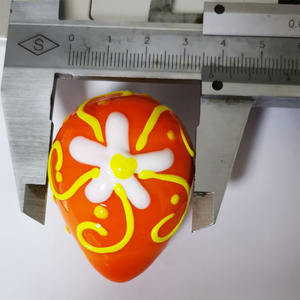 50x37mm gros oeuf fait à la main fleur marbre <span class=keywords><strong>verre</strong></span> 90 grammes forme d'oeuf billes <span class=keywords><strong>de</strong></span> <span class=keywords><strong>verre</strong></span> Six conception oeufs <span class=keywords><strong>de</strong></span> pâques jouet couleur galet billes - Product Image 6