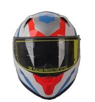 Casque de moto intégral pour adulte approuvé ECE Casques de course de rue Casque de moto à motif de sangle