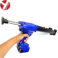 Pistol Caulking Tanpa Kabel Listrik Grosir dengan Dua Kartrid Bertenaga Baterai Li-ion