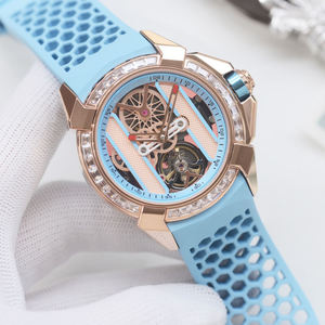 Reloj de Diamantes de Lujo para Hombre, Correa de Acero Dorado, Visualización de Calendario, Esfera de 41 mm, Accesorio de Negocios de Alta Calidad, Hecho en China - Product Image 5