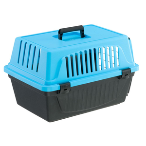 Cage de transport pour chien approuvée par les compagnies aériennes, en plastique, avec poignée, sac de transport et cage de voyage avec porte métallique - Product Image 3