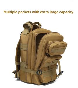 Sac à dos robuste classique avec sangles en toile, idéal pour la chasse, la pêche, l'escalade, la randonnée, l'aventure, léger mais B032 - Product Image 5