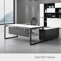Bureau informatique moderne extensible et réglable en hauteur, multifonctionnel, en forme de L, pour la maison et le bureau, avec étagères et design à panneaux