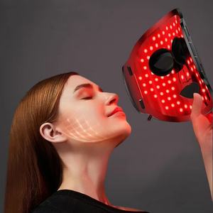 Masques faciaux LED en silicone imperméables Meijiu, thérapie LED, lumière rouge, éclairage professionnel - Product Image 4