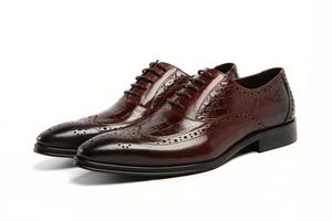Nuevos Mocasines de Suela Gruesa para Hombre, de Cuero Genuino, Cómodos y Transpirables, Zapatos Casuales de Una Pieza, Zapatos de Hombre a la Moda - Product Image 3