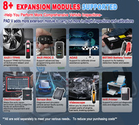 Herramientas de diagnóstico de coche de Sistema completo Launch x431PAD 5 originales con software de diagnóstico de coche V X431PAD V