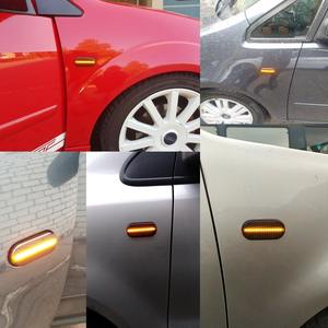 Luz LED Dinámica para Guardabarros Delantero, para <span class=keywords><strong>VW</strong></span> Bora, Golf MK4, MK5, Passat B5, Polo, Jetta, <span class=keywords><strong>Sharan</strong></span>, Lupo, Transporter T5, Vento, Amarok - Product Image 2